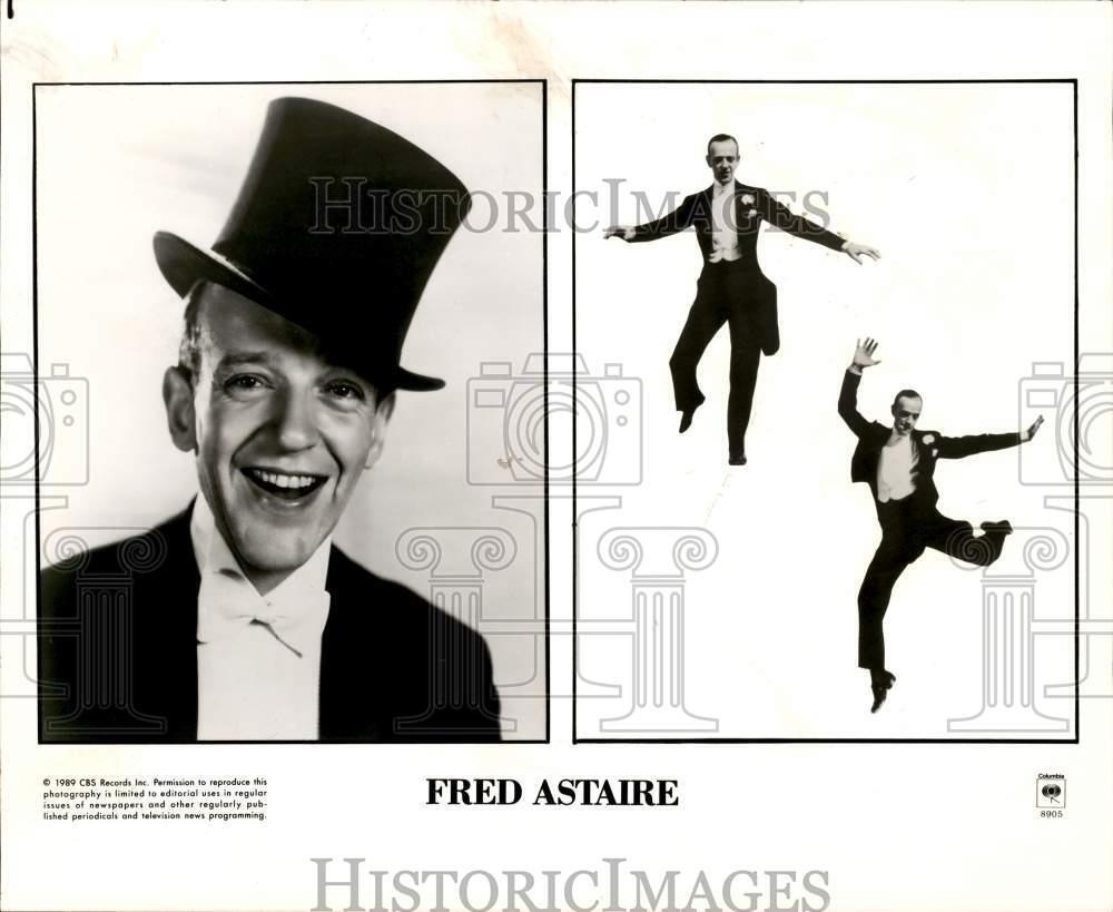 1989 Press Photo Dancer Fred Astaire - syp49980