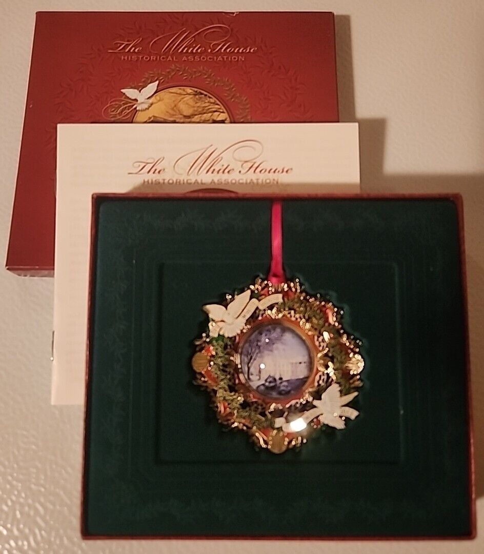 2013 White House Historical Association Woodrow Wilson Boxed Christmas Ornament