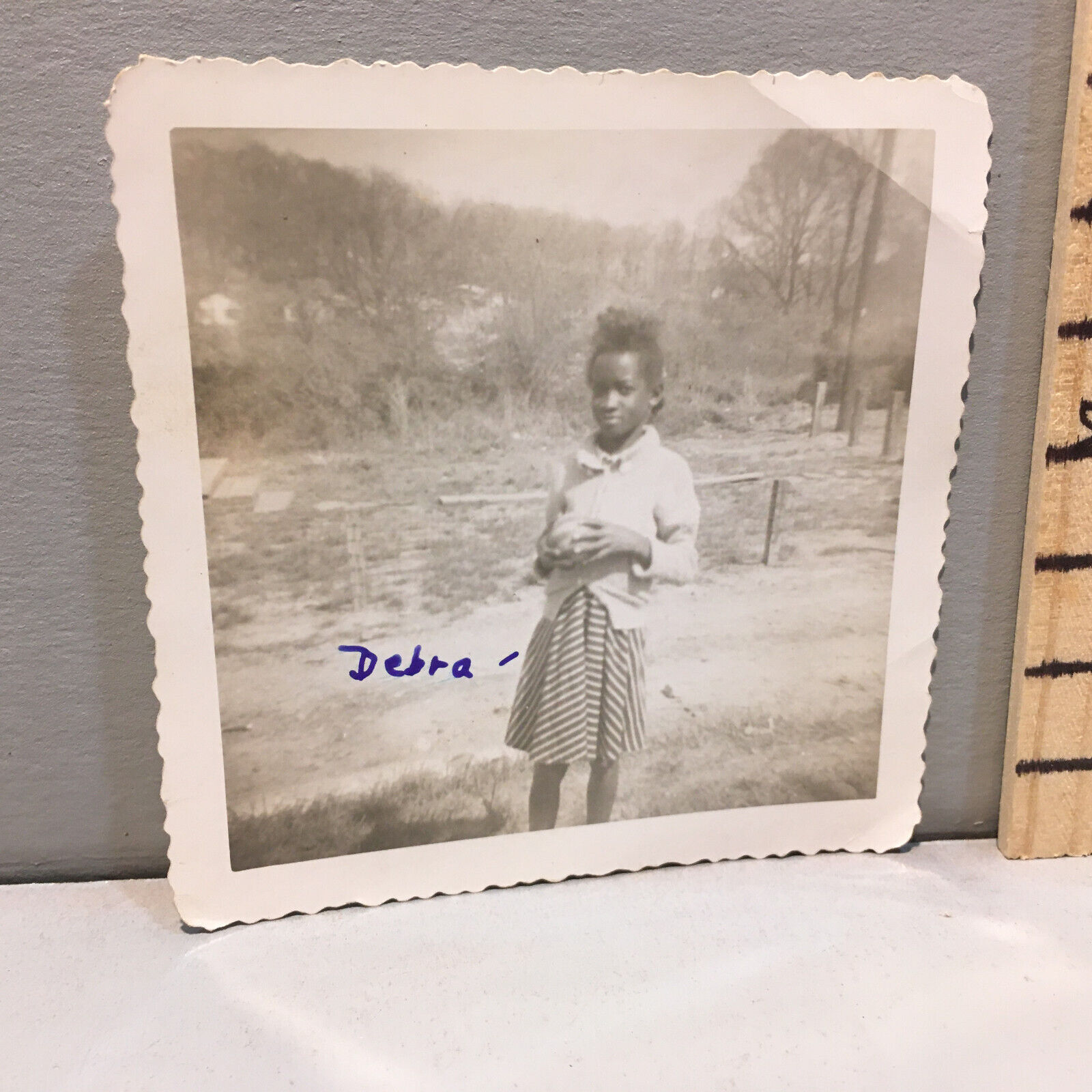 Vintage Photo 50\'s African American Girl \