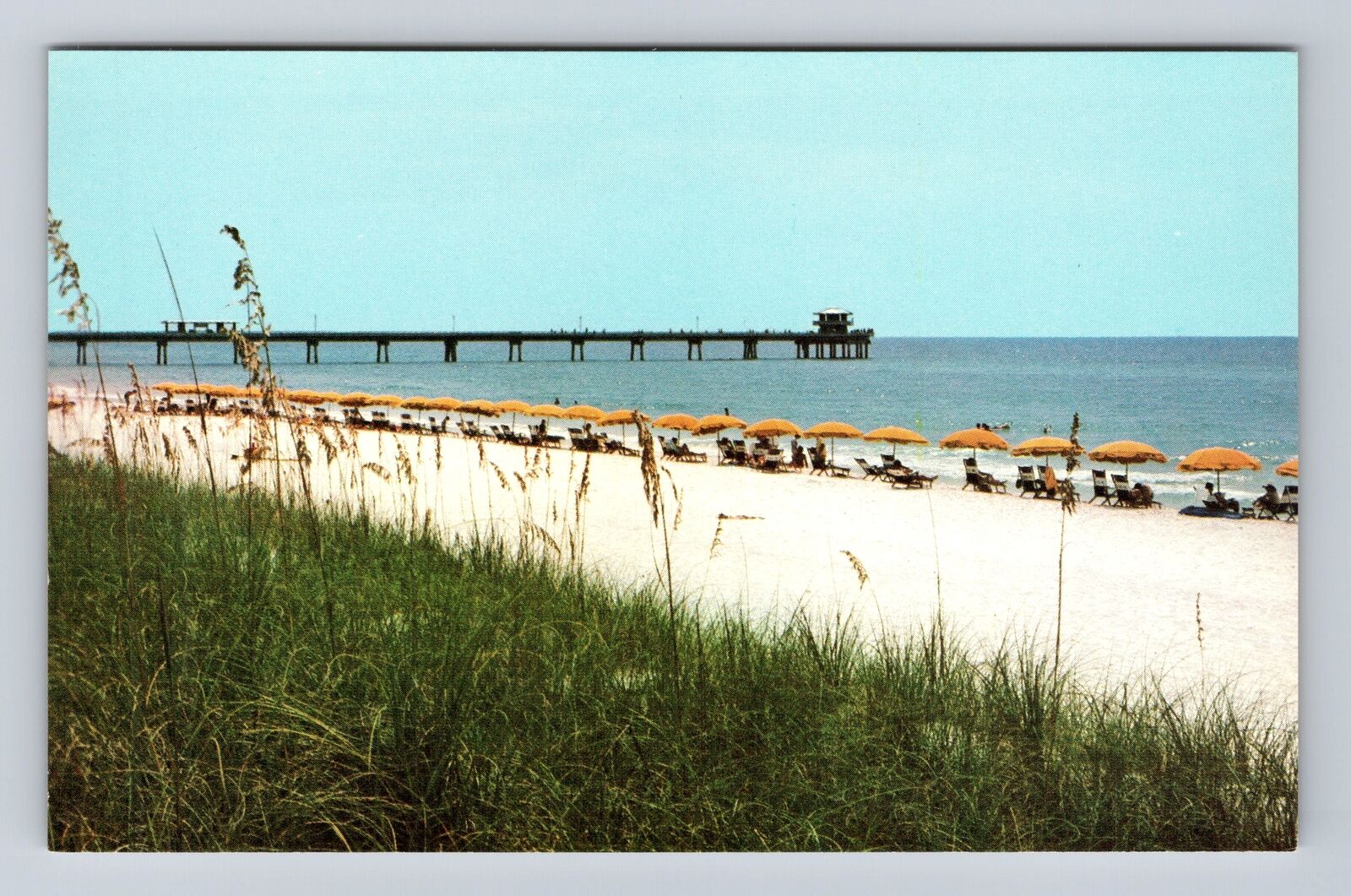 Fort Walton Beach FL-Florida, Coronado Motor Hotel Beach Front, Vintage Postcard