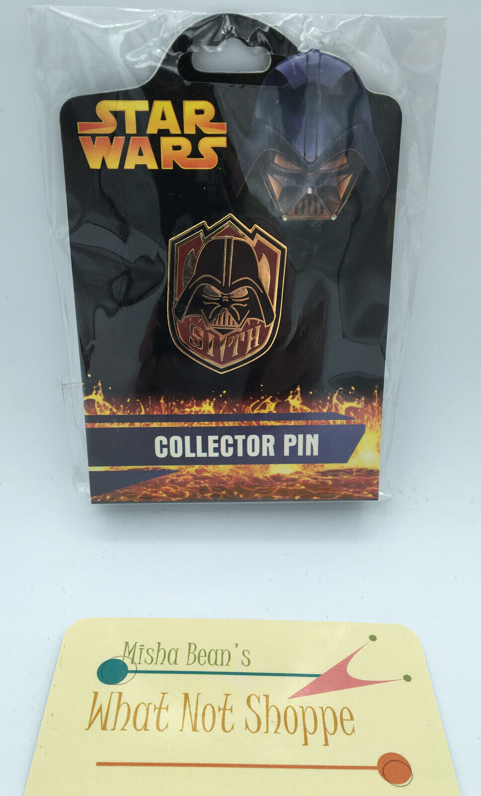 Star Wars DARTH VADER MASK Sith Emblem Collector Pin 2005 by Pin USA NEW