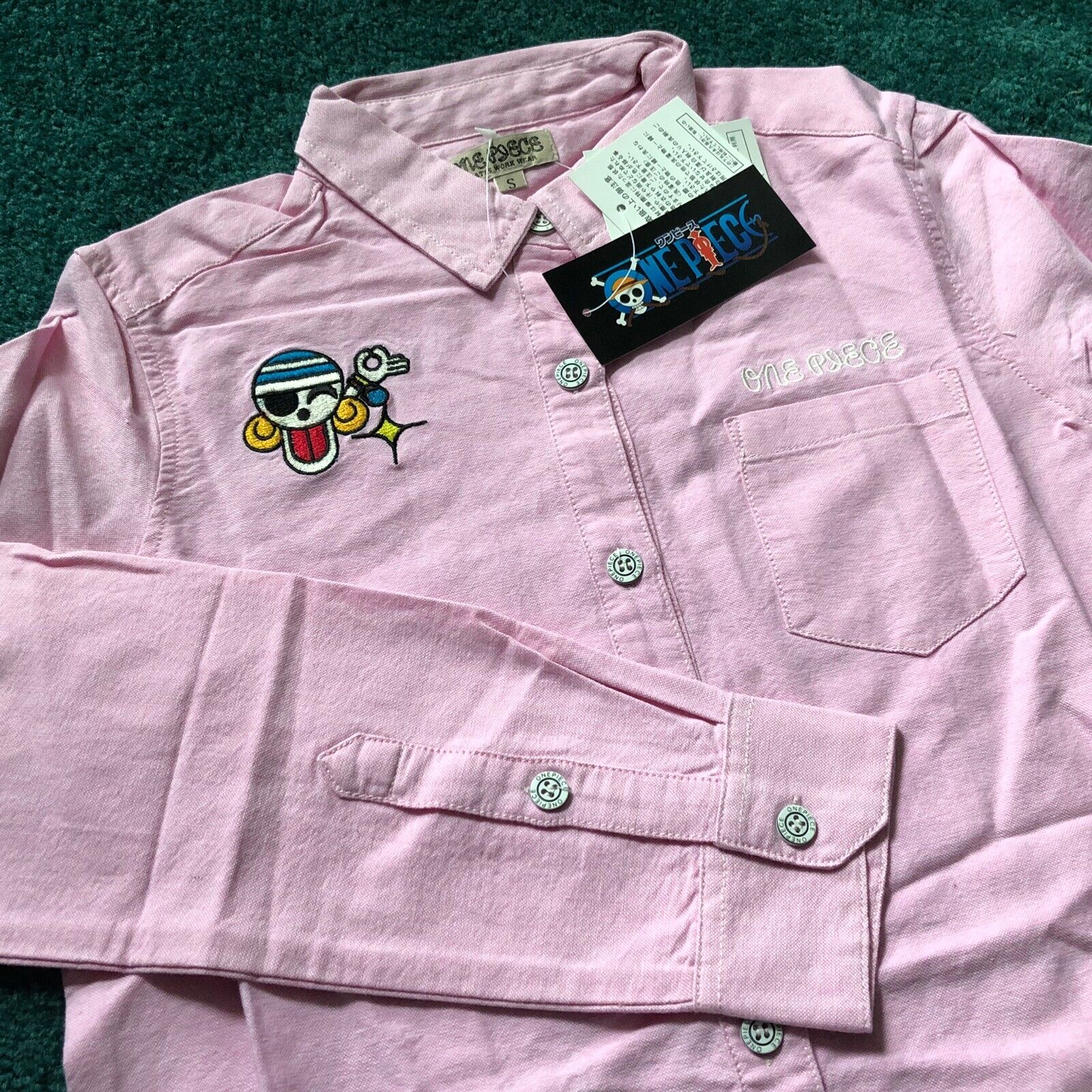 Official ONE PIECE (Nami | S) Pirate Work Wear | LS Button Shirt | Japan Luffy