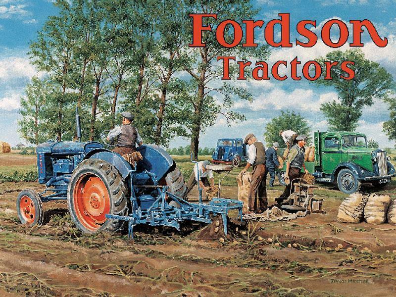 COASTER, Trevor Mitchell Artwork - Fordson Tractors