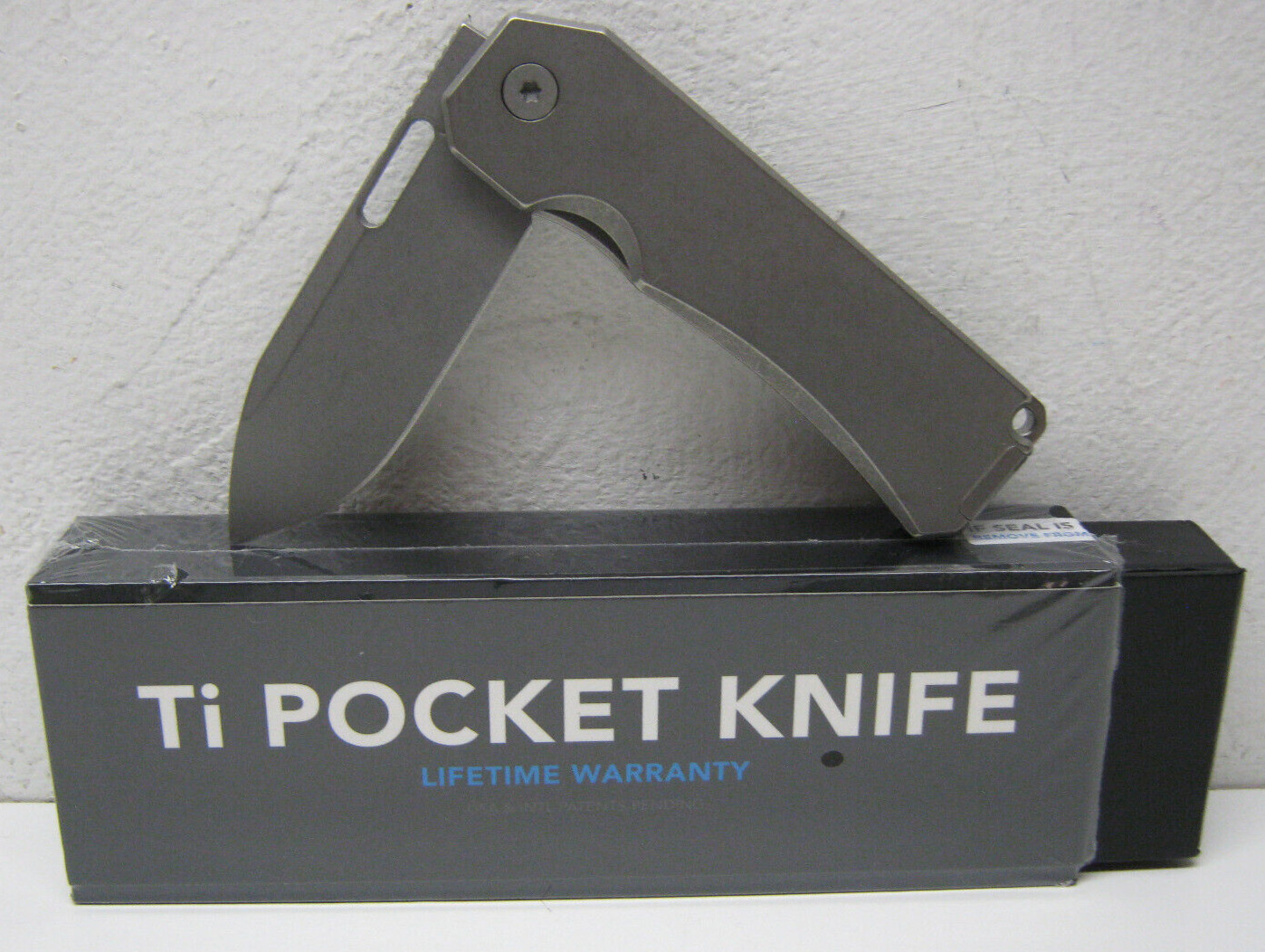 Big Idea Design Ti Pocket Folding Knife Titanium Handles S35VN Mint Condition