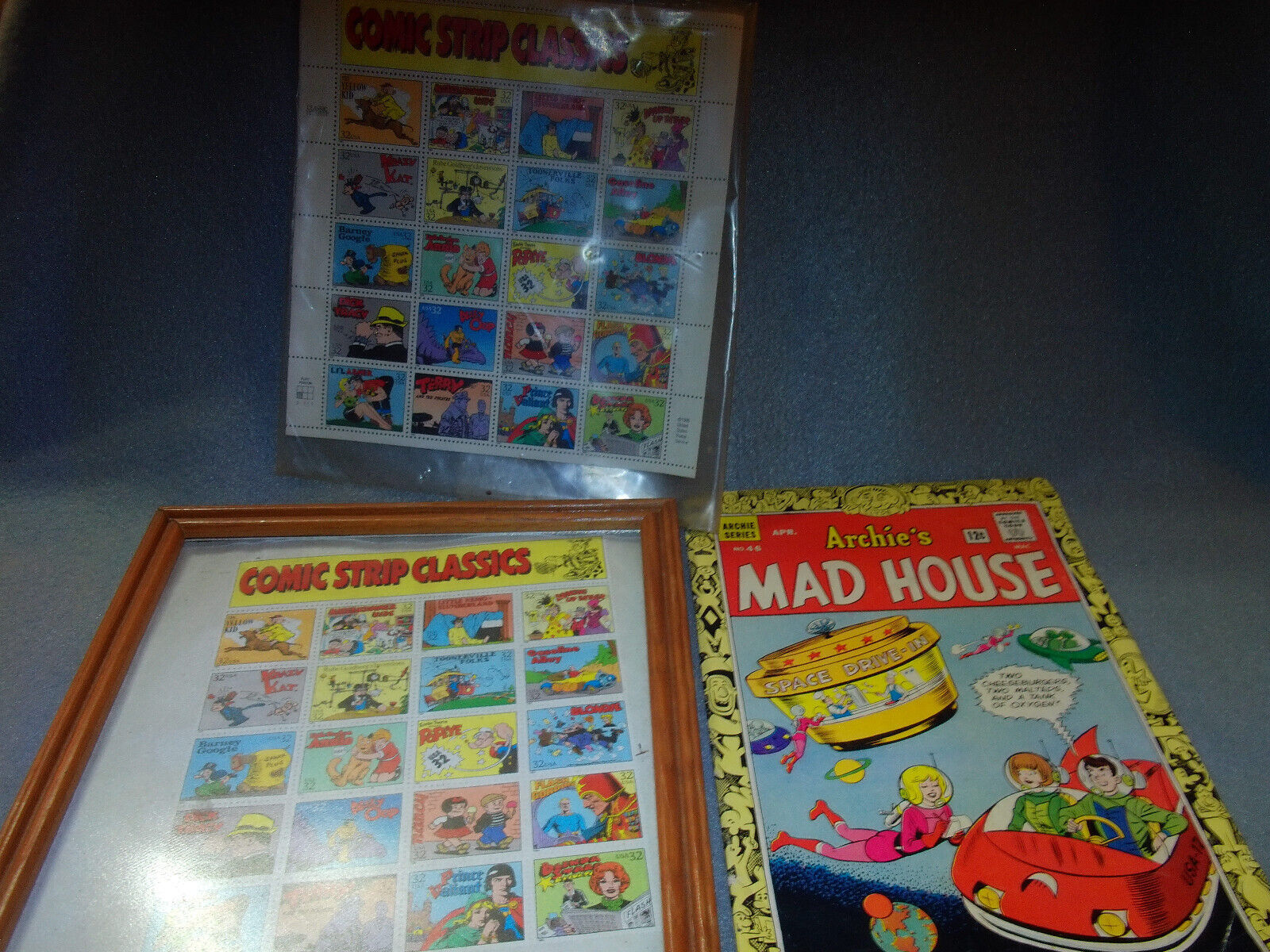 VTG Comic Stamps & Archie's Madhouse