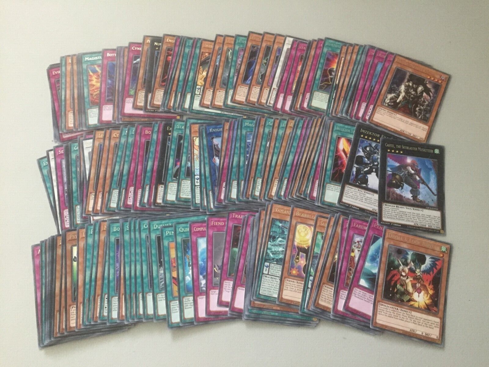 YU GI OH  CARDS  x  100  DIFFERENT  RARE  CARDS   Massive Clearance