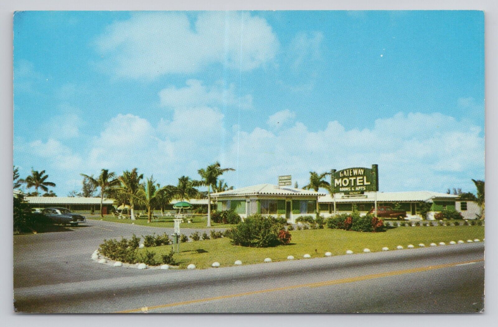Postcard Gateway Motel Fort Lauderdale Florida