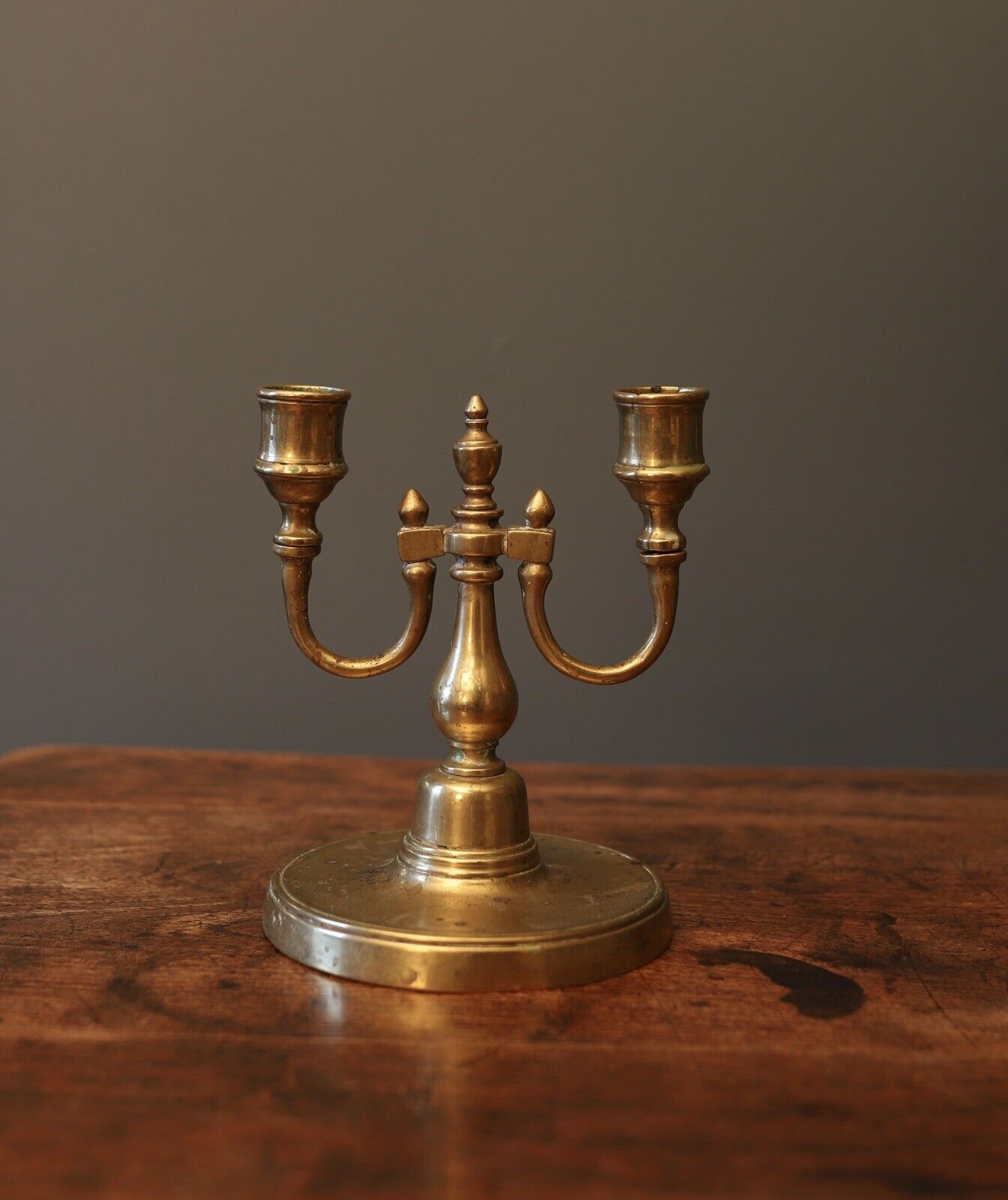 Baroque Late 17th Early 18th C Twin-Light Candle Holder