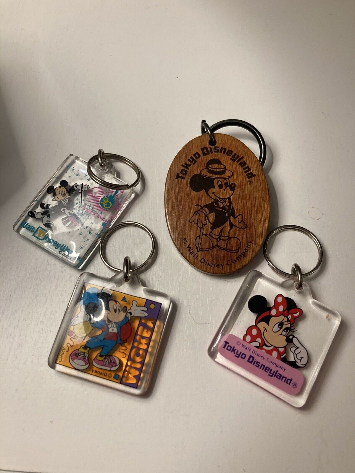 Tokyo Disneyland Mickey Mouse Disney Keychain Lot