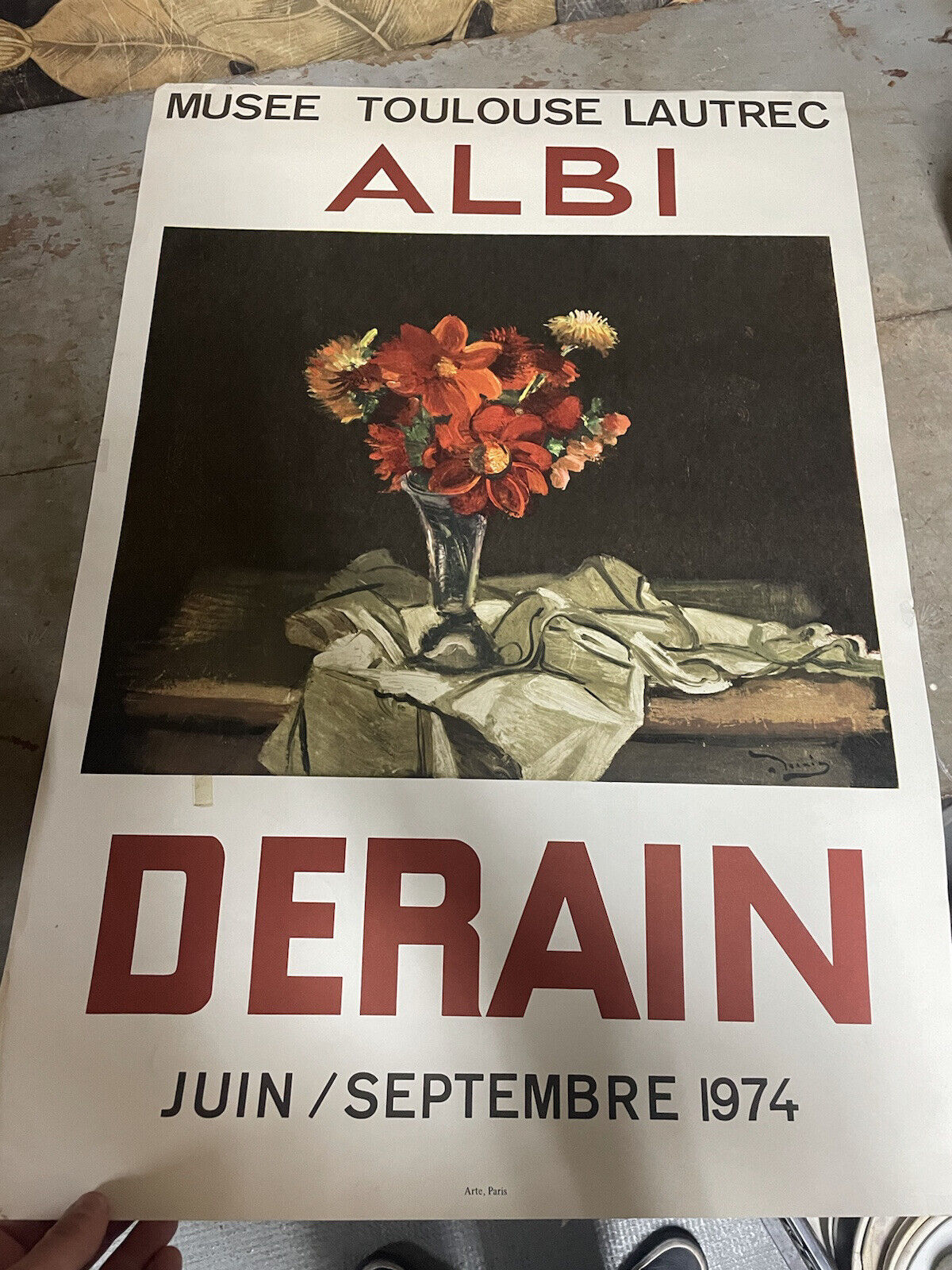 André Derain Original Poster Cathedral Museum Albi Toulouse Lautrec