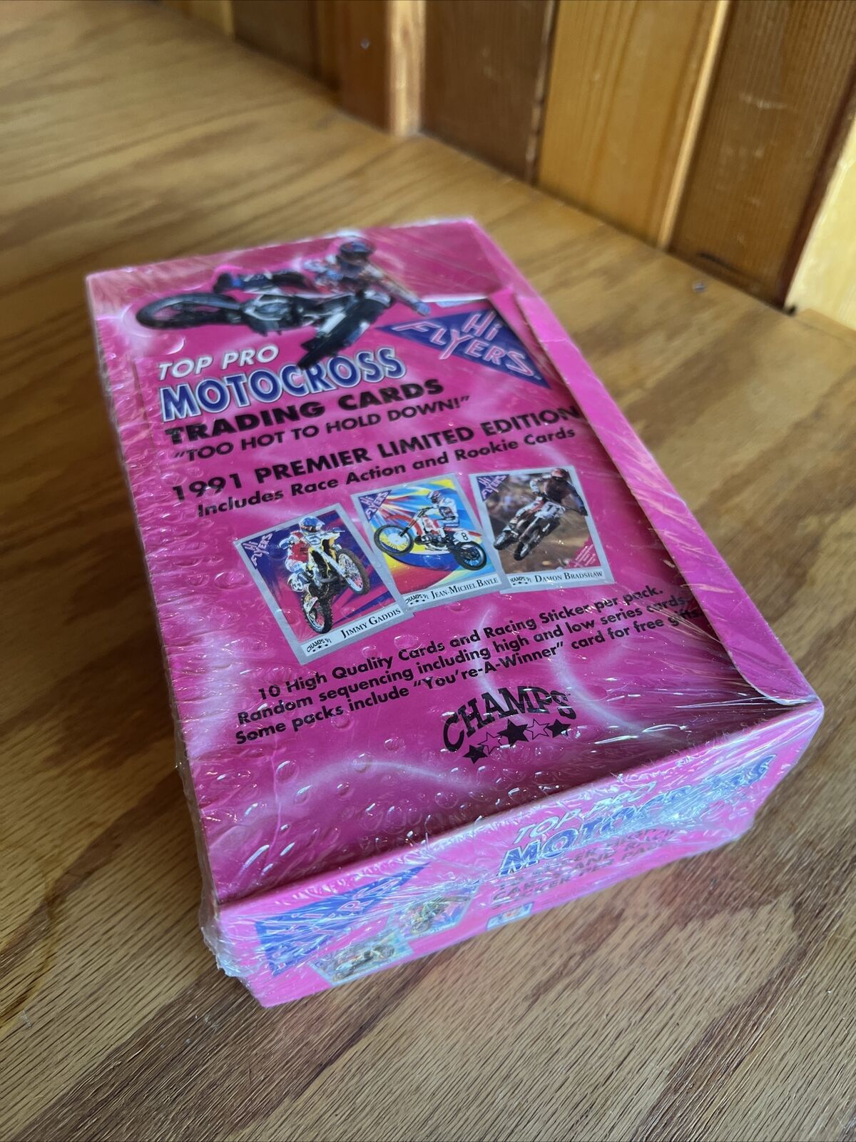 1991 Champs Top Pro Hi Flyers Motocross 36 Packs Trading Cards Sealed Box NOS