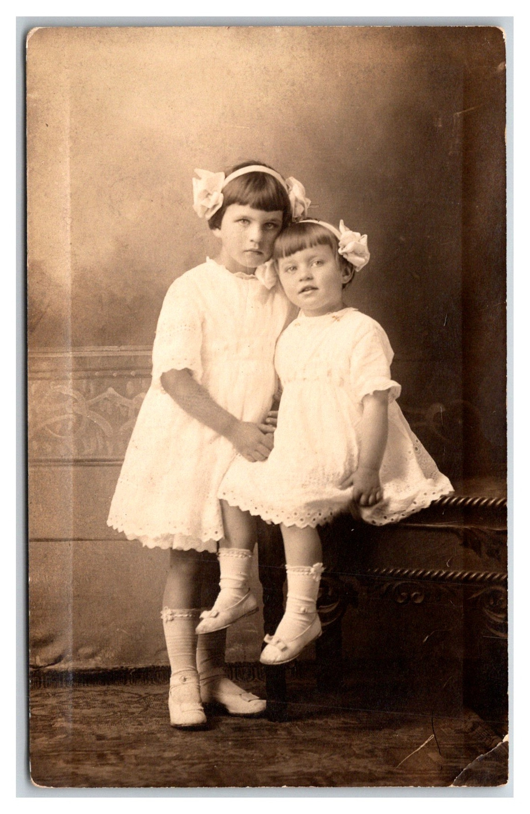 RPPC Older & Younger Sister bows ~ Child fashion