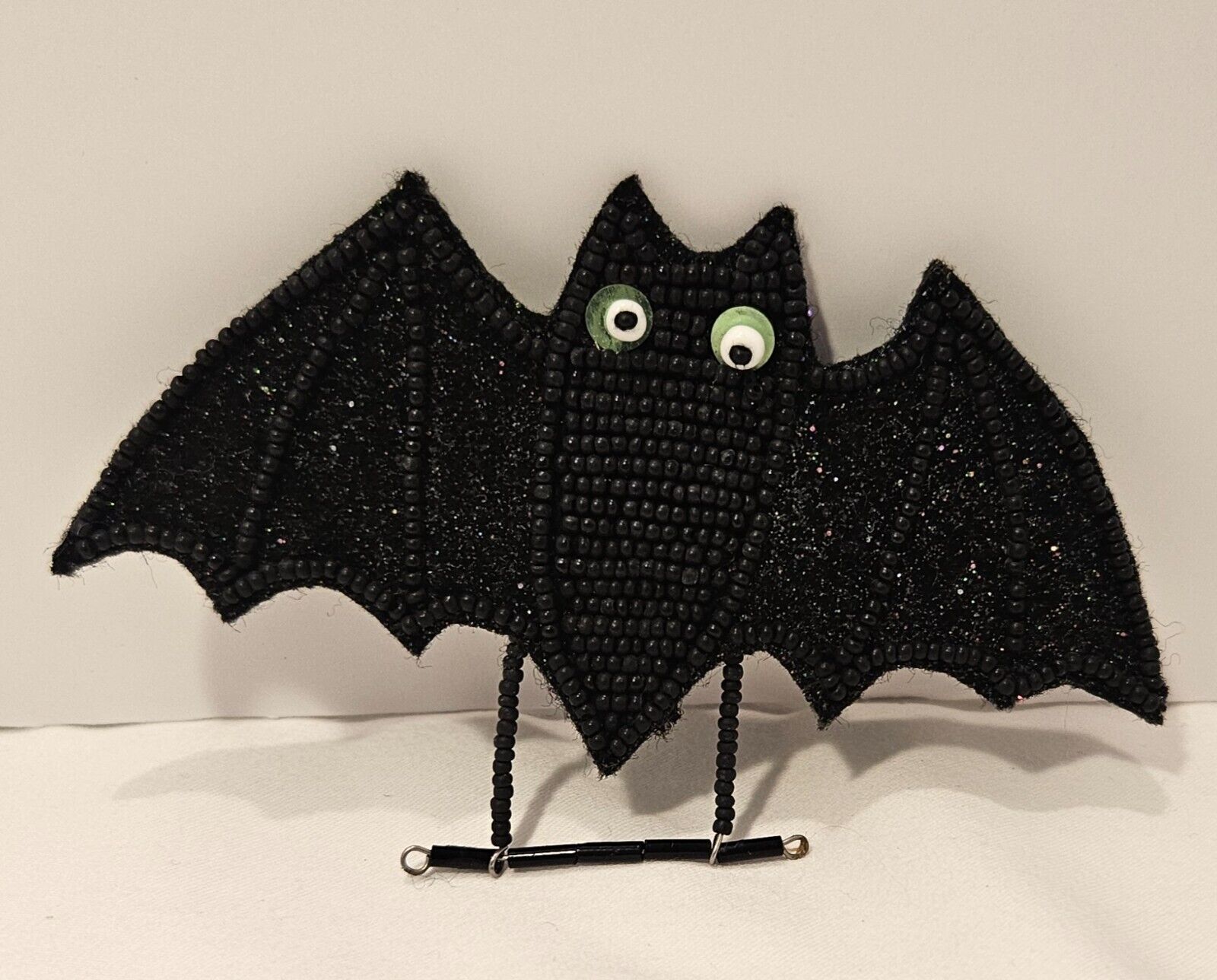 Hallmark Halloween Beaded Ornaments~Spider~Bat~Jack O\' Lantern~Skeleton CHOOSE