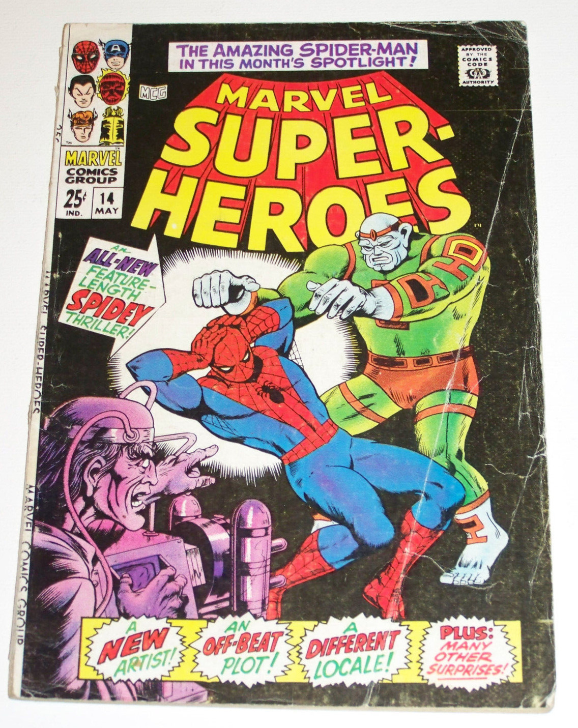 Marvel Super-Heroes #14 1968 Spider-man