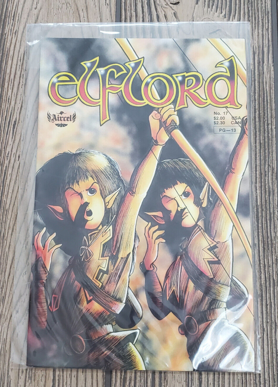 Elflord Comic Book Issue #17 Aircel Comics (Sept 1986 Series Vol. 2)