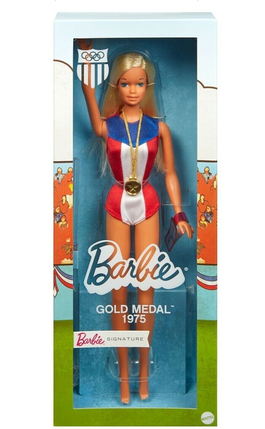 MIB Barbie Signature Gold Medal REPO 1975 Mattel Doll