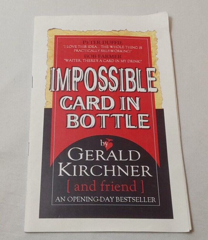 Impossible Card in a Bottle; Kirchner, Gerald, 2003