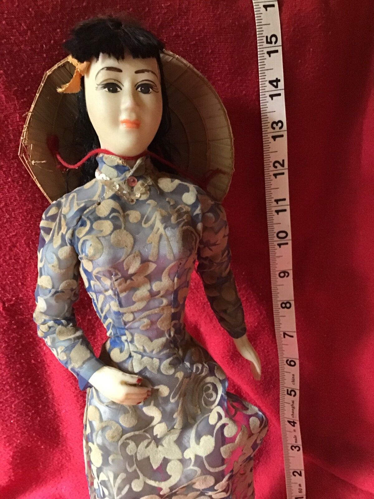 Vintage 1965/1966 Doll Made in Vietnam - War Era Collectible Souvenir 15\