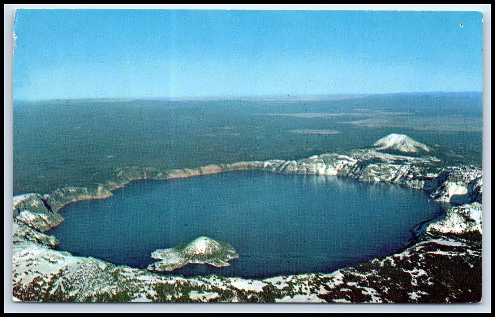 Postcard Crater Lake Aerial Crater Lake OR Y57