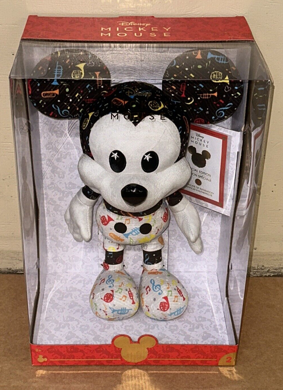 Disney Year of The Mouse Plush Band Leader Mickey Mouse February 2020 DENTED BOX