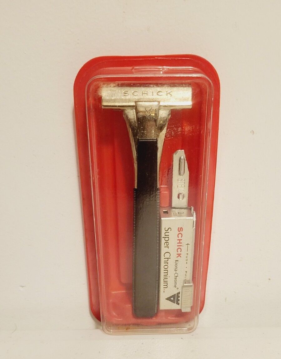 Vintage SCHICK  Injector Single Edge Razor Box