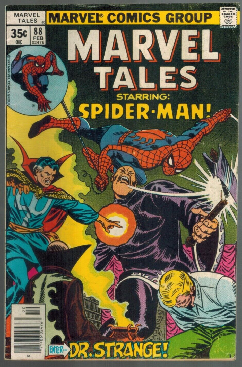 Marvel Tales 88  Enter:  Dr. Strange  (rep Amazing Spider-Man 109)  1978 VG/F