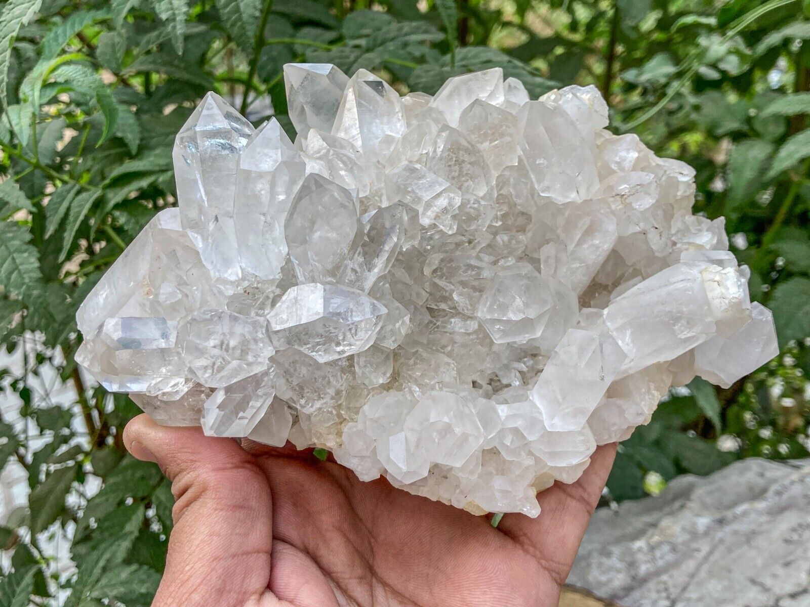 High Grade Himalayan White Quartz Rough Healing Crystal 822 gm Minerals Quartz