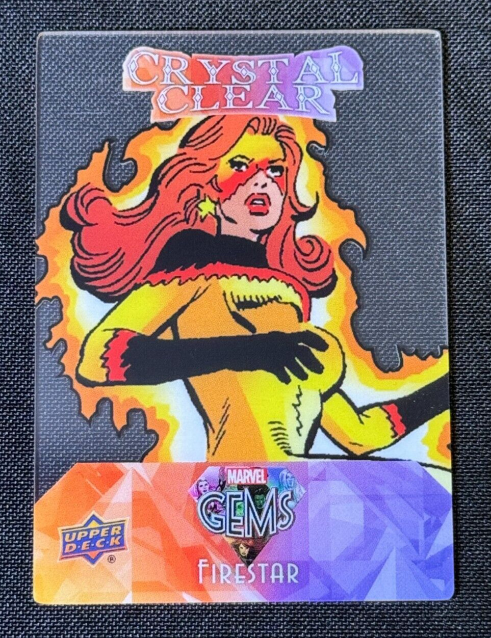 Firestar 2016 Upper Deck Marvel Gems Crystal Clear Card #CC-15