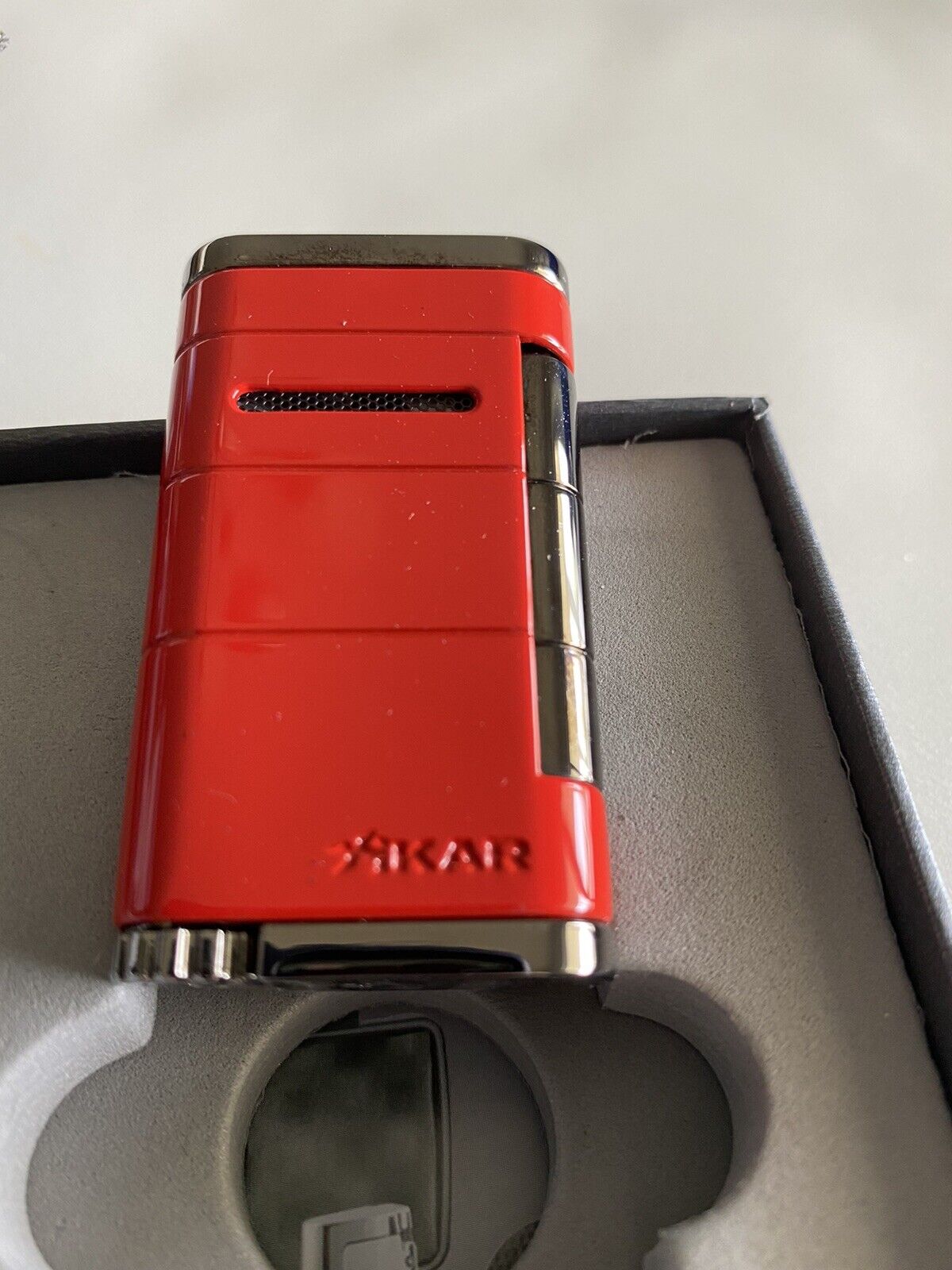 Xikar Allume Lighter - Single Jet - Red - New - CLEARANCE SALE