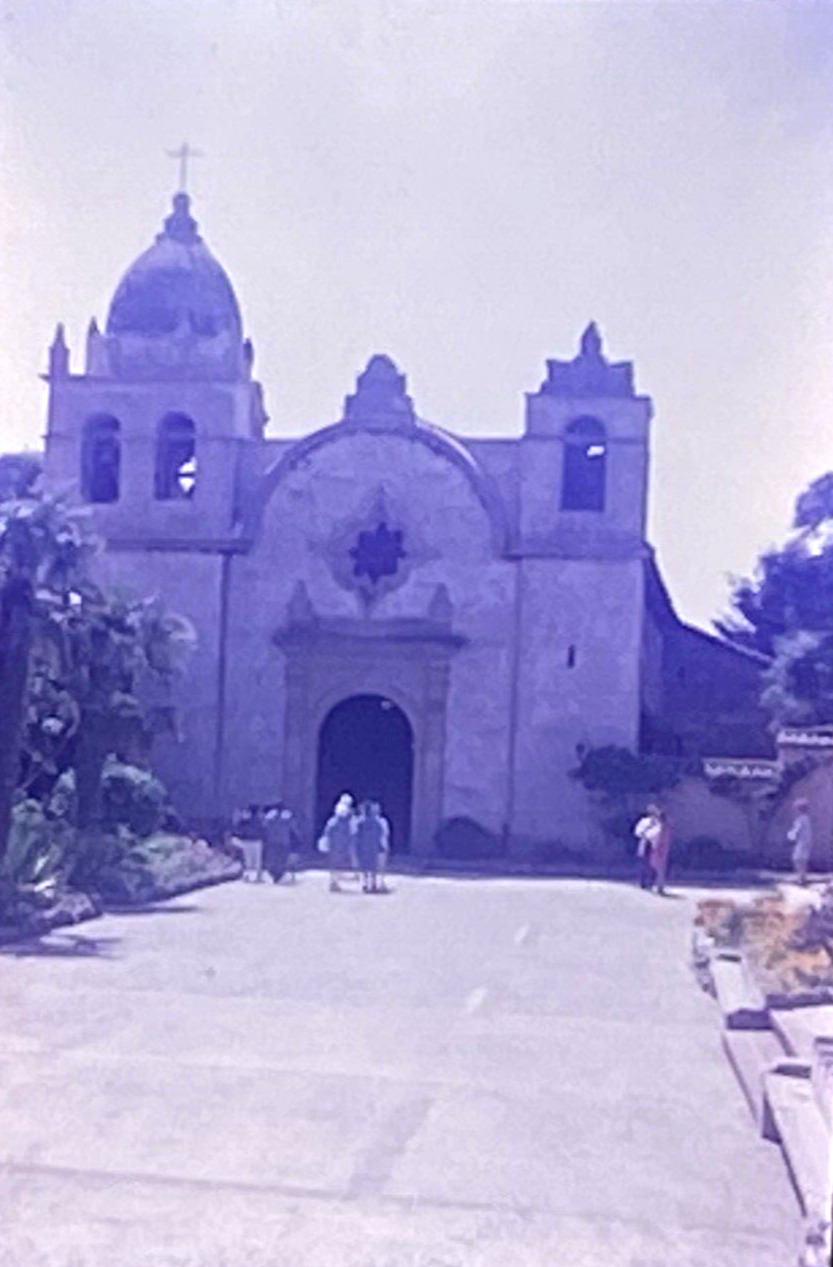 Lot of 6 Vintage 1969 Carmel Mission Basilica Color Slides