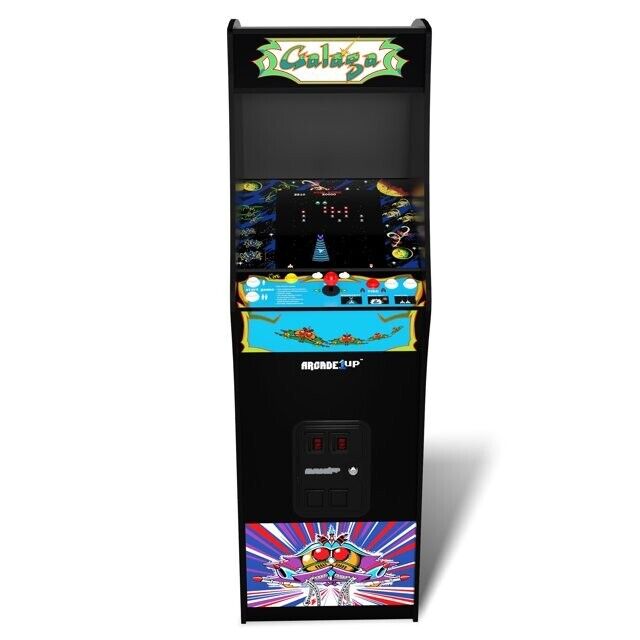 Arcade1Up GALAGA Deluxe 14 Games in 1 5Ft Stand-Up Cabinet Arcade Game Machine