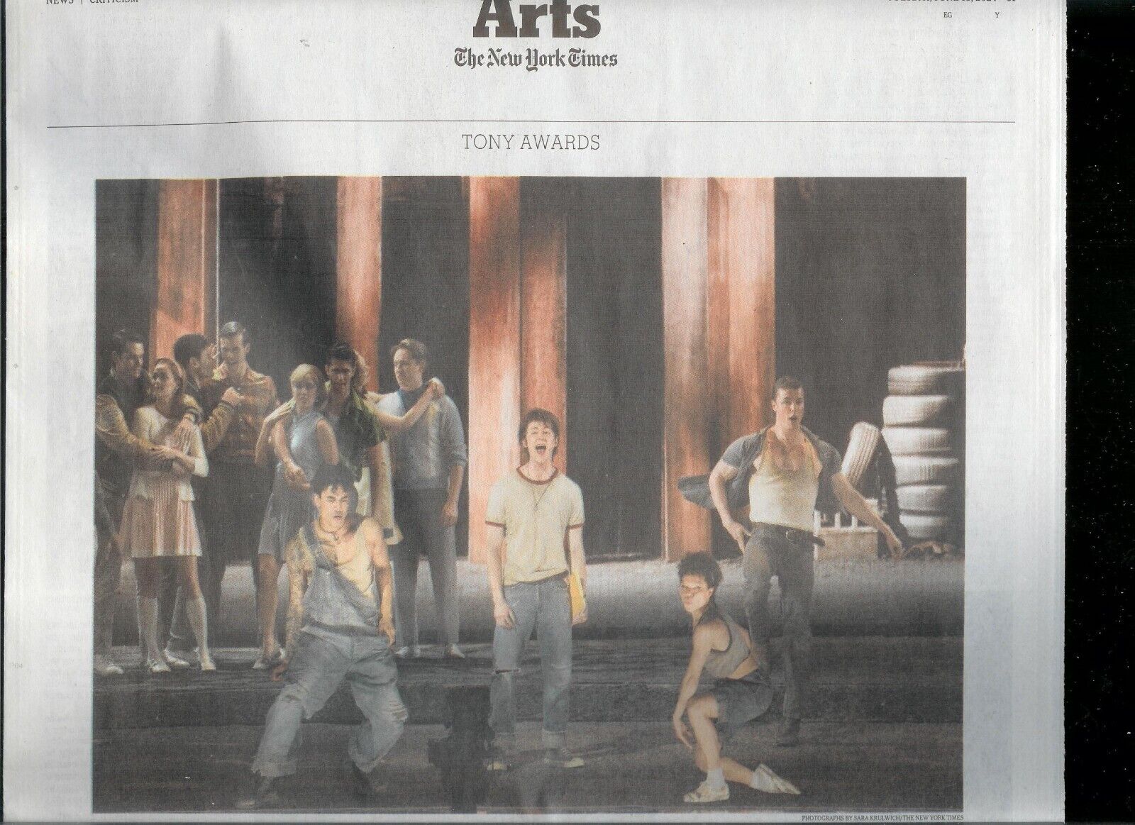 The Outsiders-Tony Winning Broadway Show-NY &LA Times-4Fans