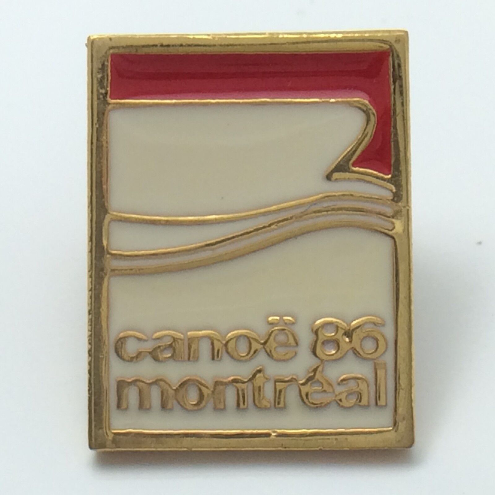 1986 Canoe Montreal Olympic Canada Pin F948