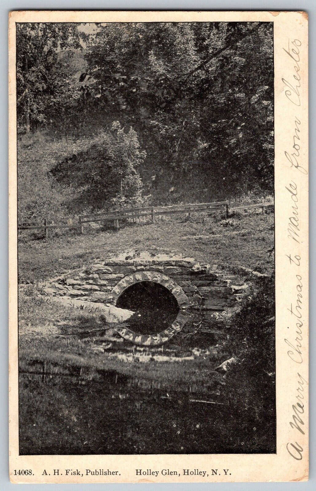 Holley, New York NY - Holley Glen - Vintage Postcard - Unposted