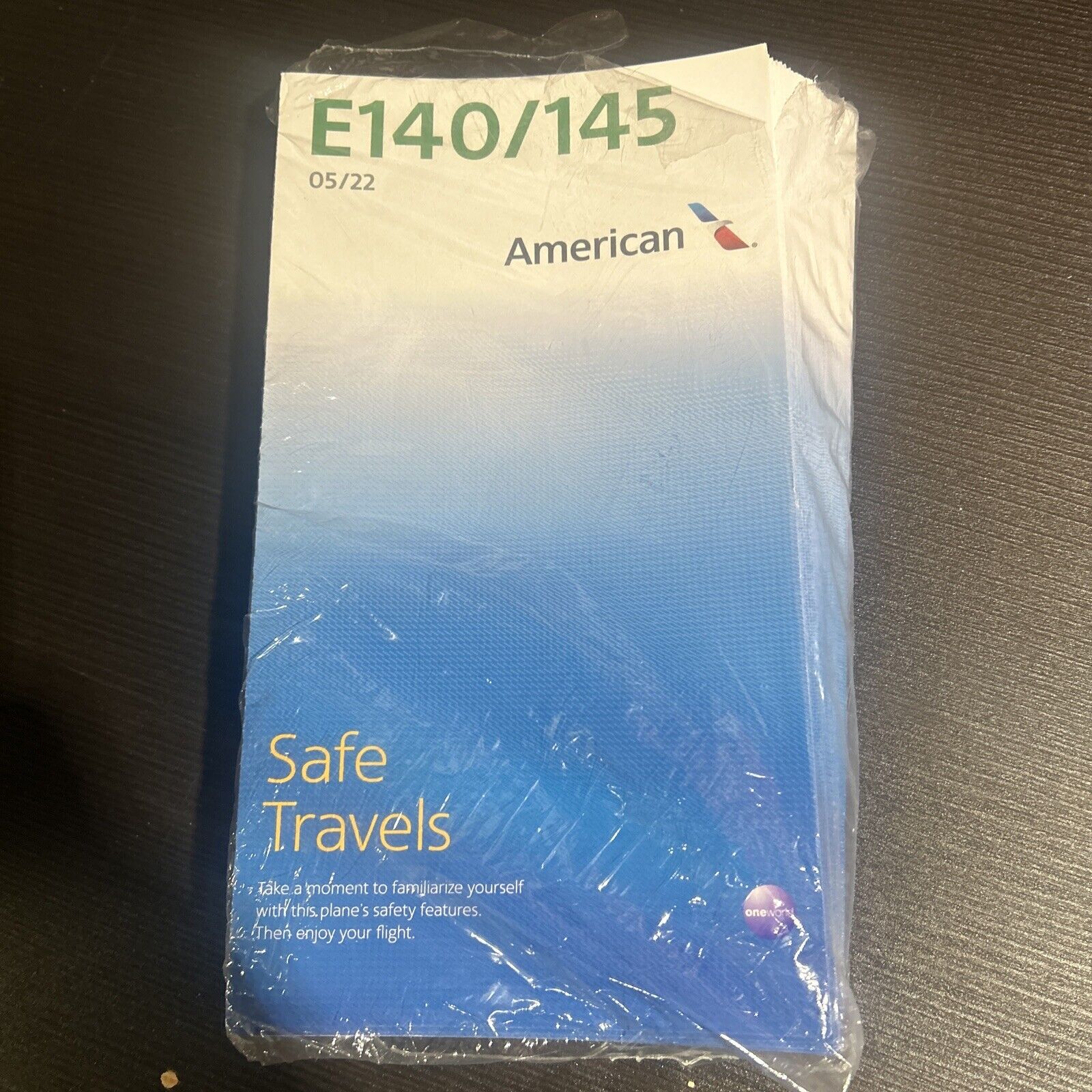 American Airlines ERJ-140/145 Safety Cards