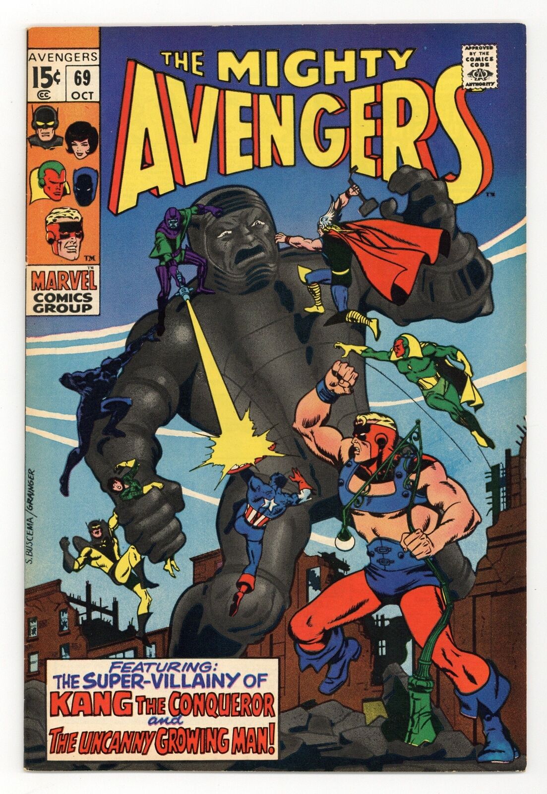 Avengers #69 FN 6.0 1969 1st app. Grandmaster