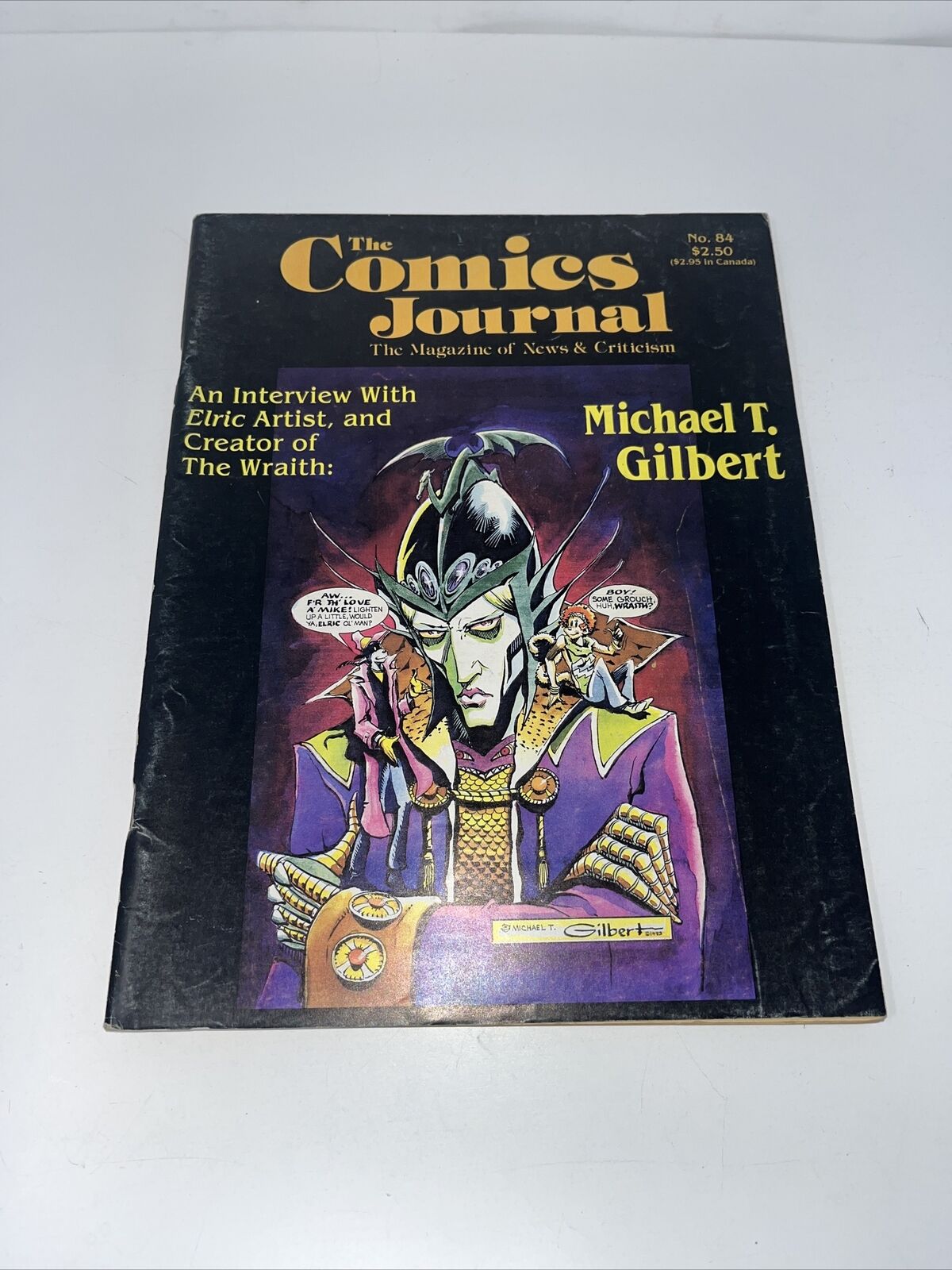 The Comics Journal 84 rare 1st TODD MCFARLANE published artwork BATMAN 1983 VG/F