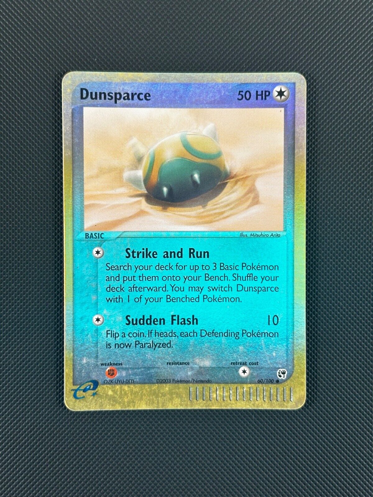Dunsparce 60/100 Reverse Holo Pokémon Card EX Sandstorm Common NM