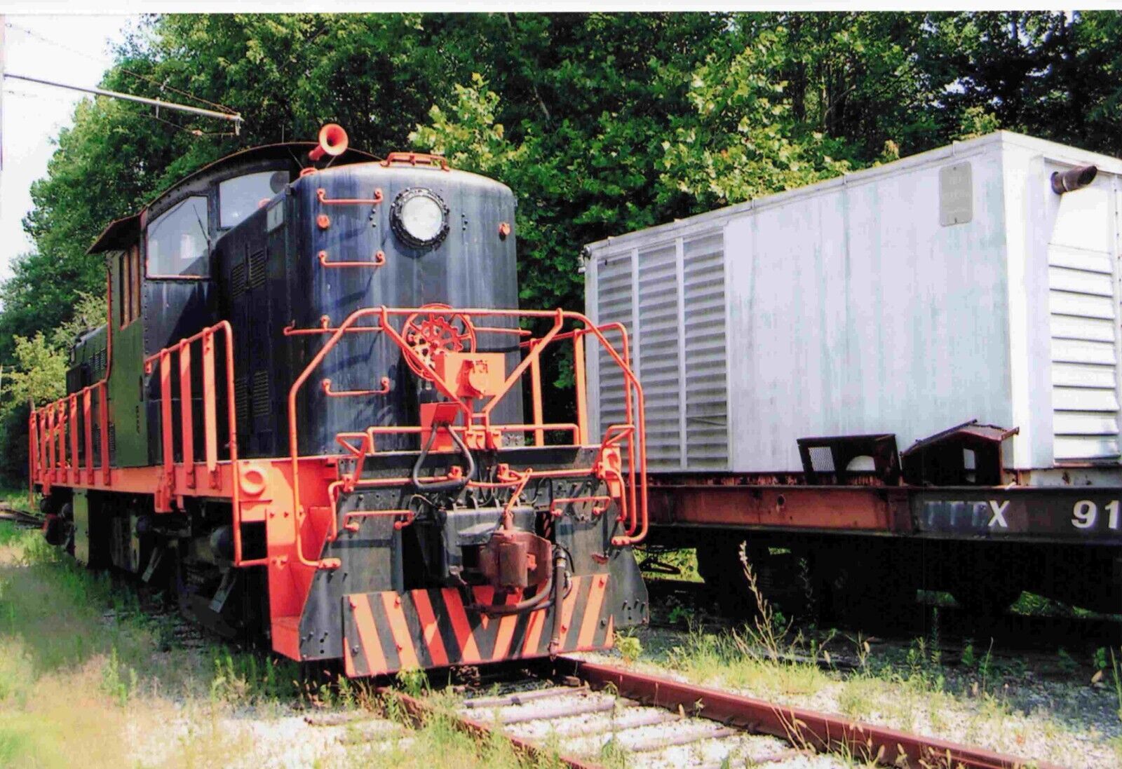 Train Photo -ALCO RS-1 #4  TTTX Railcar 4x6 #7524