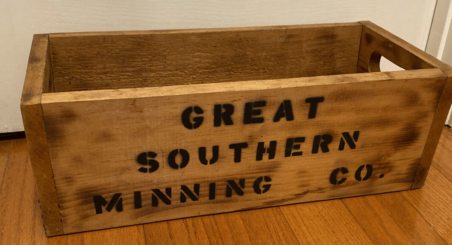 Vintage Great Southern Mining Co. Sifter Box Crate Rare