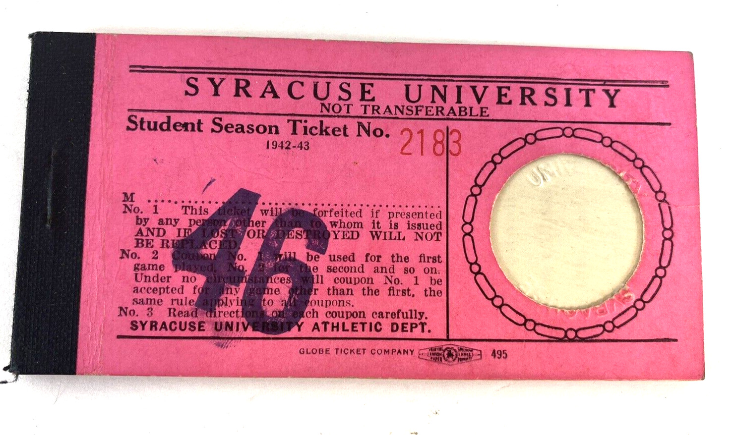 Syracuse University Student Activities Book 1944-1945
