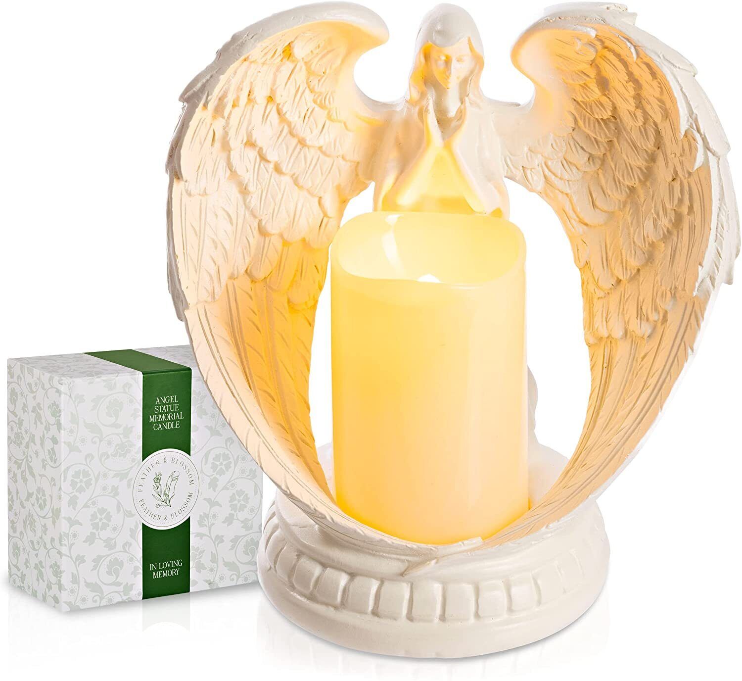 Angel Memorial Gifts for Loss of Loved One - Angel Candle Holder Bereavement Gif