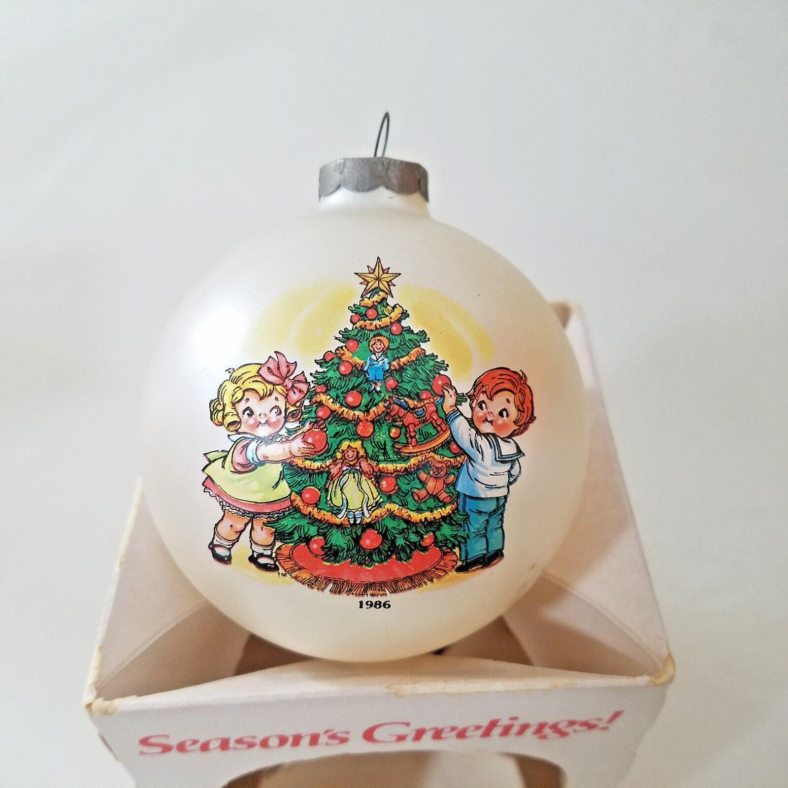 Campbell\'s Soup ORNAMENT, 1986 Seasons Greetings Collector\'s Edition