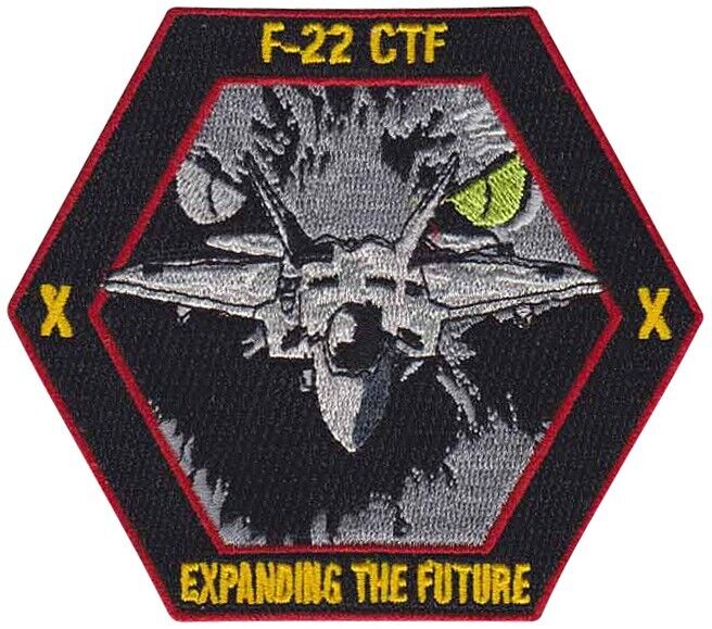 USAF 411th FLIGHT TEST SQUADRON F-22 COMBINED TEST FORCE – EXPANDING FUTUR PATCH