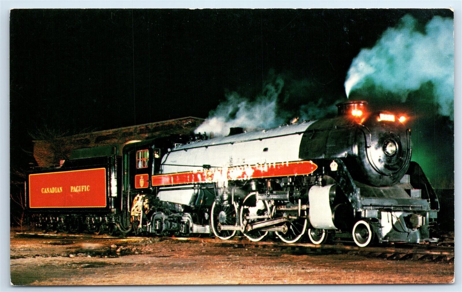 Postcard Canadian Pacific Royal Hudson on Lease to Southern Railway 2839 RR C186
