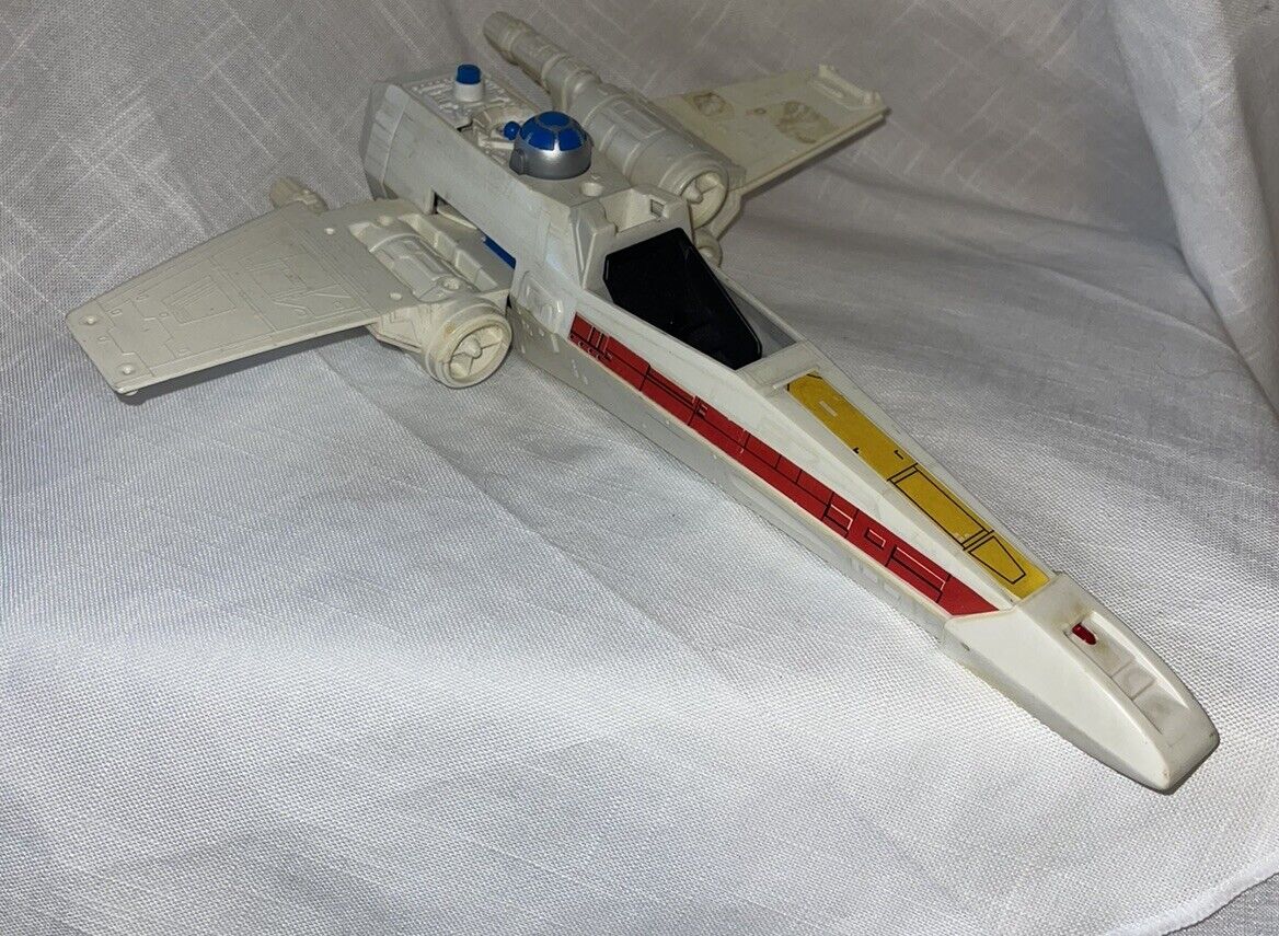 VTG Star Wars X Wing Fighter Star Fighter White Kenner 45202 As Is Parts Repair