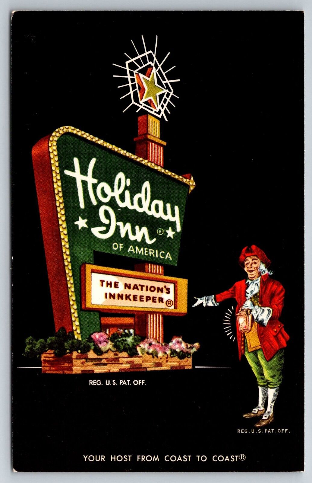 Postcard Holiday Inn Hotel Galesburg Illinois IL