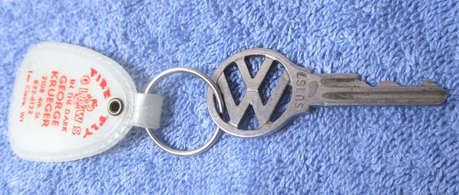 Vintage  Volkswagen Key Fob Huf #1