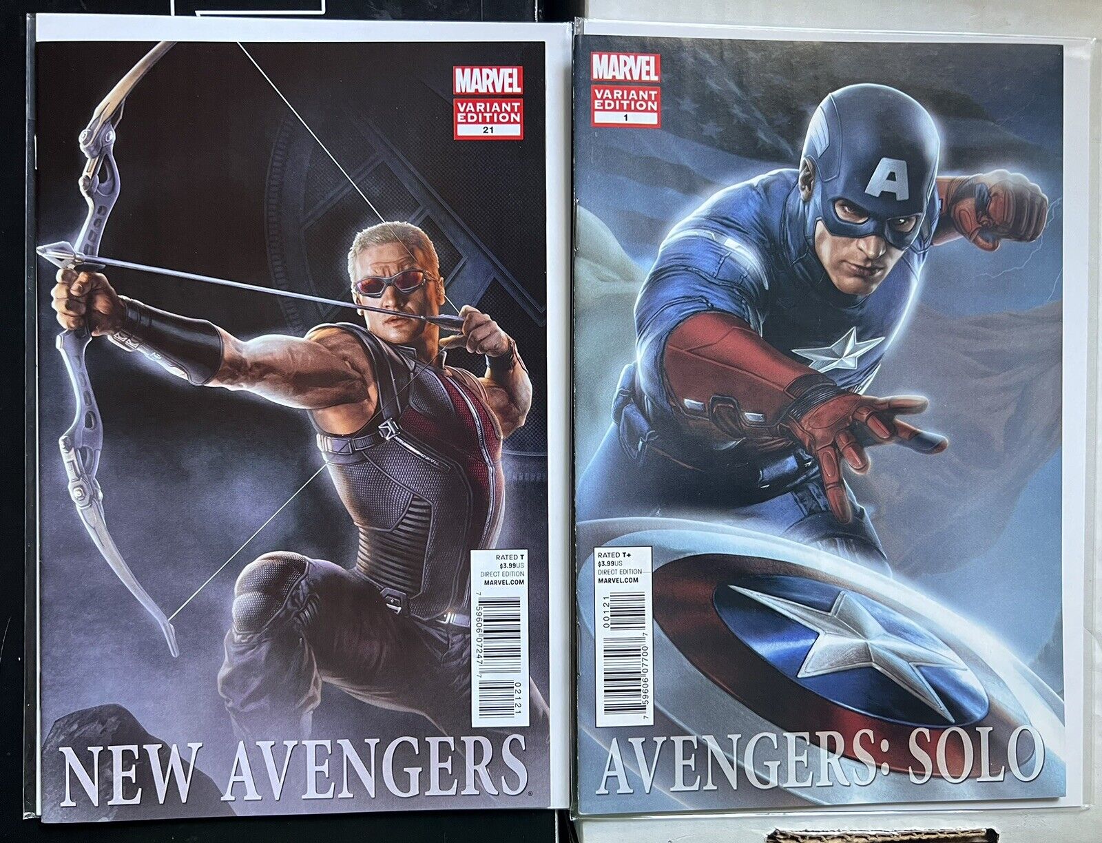 AVENGERS SOLO #1 CHRIS EVANS CAPTAIN AMERICA MOVIE VARIANT New Avengers 21