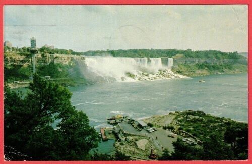 Vintage Canada Ontario Niagara Falls Maid of the Mist American Postcard